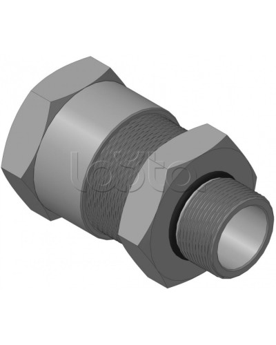 Кабельный ввод с резьбой М32х1,5 мм для открытой прокладки кабеля с проходным диаметром d=16-20 мм Спектрон КВН-20-Н-32х1,5 в Ессентуках Аксессуары для кабель-канала Pintop.ru