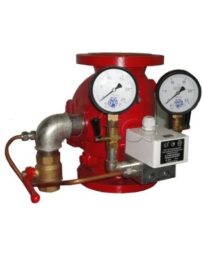 Узел управления спринклерный водозаполненный Спецавтоматика УУ-С150/1,6 В-ВФ.04 Прямоточный-150 исп. 01 в Ессентуках Устройства пуска водяного пожаротушения Pintop.ru