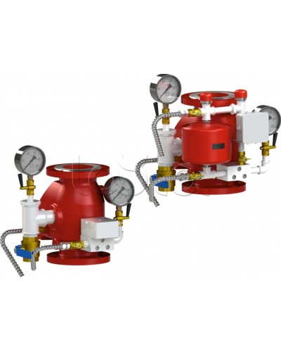 Узел управления спринклерный водозаполенный Спецавтоматика УУ-С80/1,6В-ВФ.О4- Шалтан в Ессентуках Устройства пуска водяного пожаротушения Pintop.ru