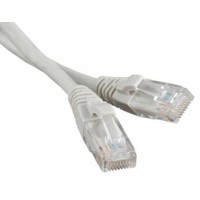 Патч-корд UTP, кат. 6, RJ45-RJ45, серый, длина 3 м LANMASTER LAN6-45-45-3.0-GY