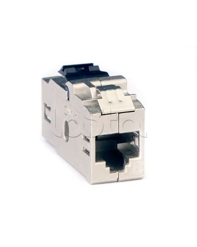 Модуль Keystone RJ45 CAT6 проходной экранированный, серебристый DKC RNK6FESL в Ессентуках Модули Keystone Pintop.ru