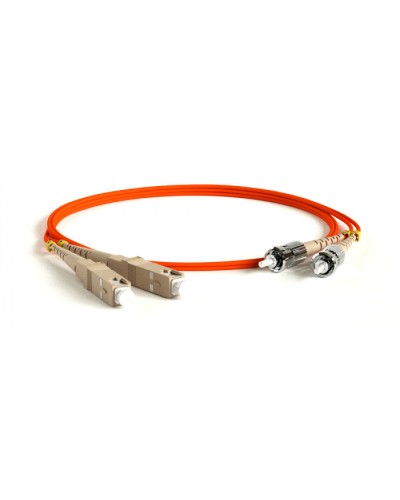 Патч-корд волоконно-оптический Hyperline FC-D2-50-LC/PR-ST/PR-H-50M-LSZH-OR в Ессентуках Патч-корды оптические Pintop.ru