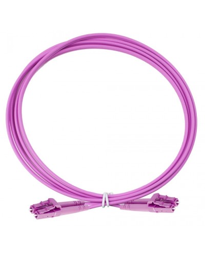 Оптический коммутационный шнур дуплексный, OM4, 2х50/125, LC-LC, 10 м Eurolan (41F-40-LC-LC-10) в Ессентуках Патч-корды и пигтейлы Pintop.ru