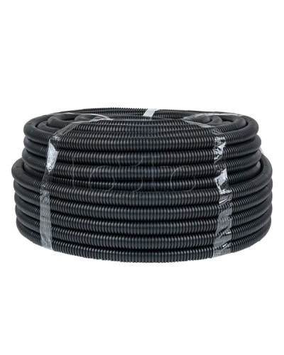 Труба гофр. негорючая безгалогеновая FRHF с протяжкой d25 мм (75 м) черная EKF-Plast (FRHF-25) в Ессентуках Труба гофрированная Pintop.ru