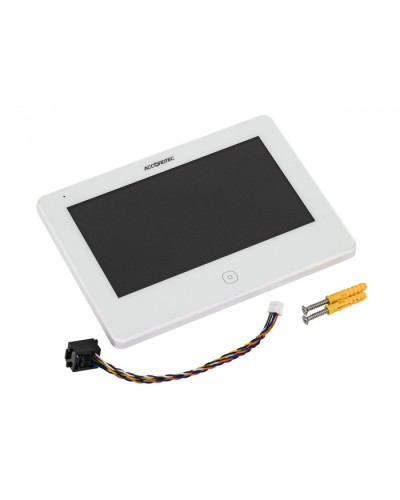Монитор видеодомофон AccordTec AT-VD 770W WH в Ессентуках Абонентские IP устройства Pintop.ru