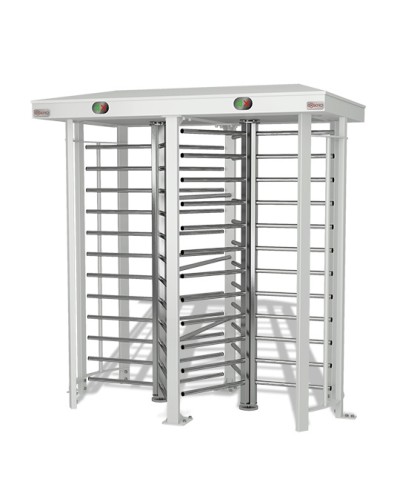 Турникет электромеханический сдвоенный полноростовой гибрид Oxgard Praktika Т-10-G Doublе Pass (ВЗР 2332-04) в Ессентуках Турникеты Pintop.ru