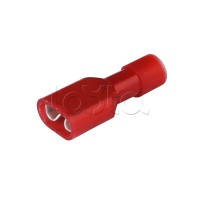 Клемма плоская полностью изолированная 0.5-1.5 мм² (КППИн гнездо - 6.6мм) (100шт/уп) REXANT 08-0613