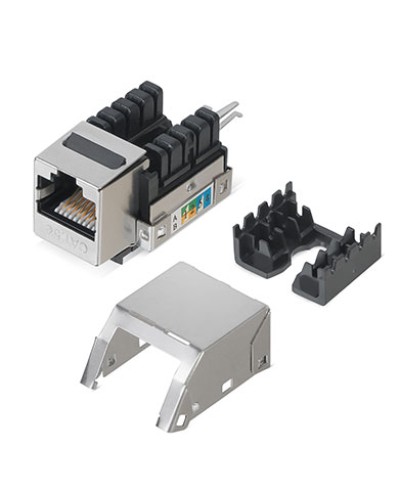 Вставка Cabeus KJ-RJ45-Cat.5E-SH-90 в Ессентуках Модули Keystone Pintop.ru