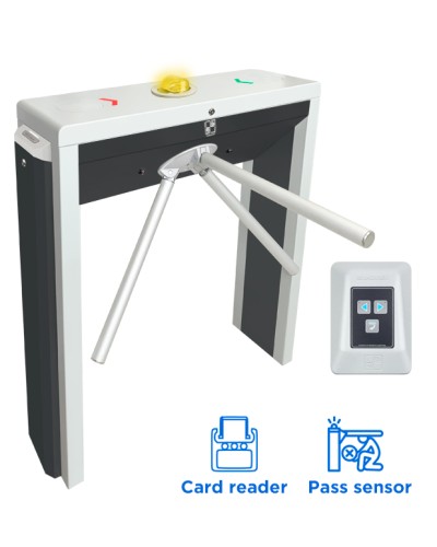 CARDDEX Комплект тумбового турникета со встроенным картоприемником STL-03KEC в Ессентуках Турникеты Pintop.ru