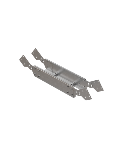 Вертикальный шарнирный угол 150х150х1,2 мм HD85 N КМ-профиль (LSHL150-150-1.2 HD85 N) в Ессентуках Аксессуары для лотков Pintop.ru