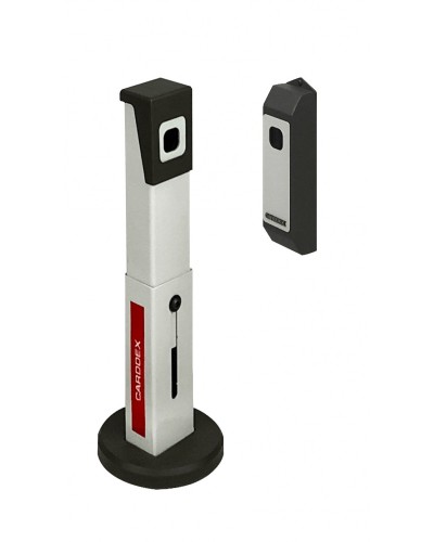 Комплект беспроводных фотоэлементов CARDDEX PR-01 (передатчик и приемник, навесной + стойка) в Ессентуках Запчасти для шлагбаумов и автоматики Pintop.ru