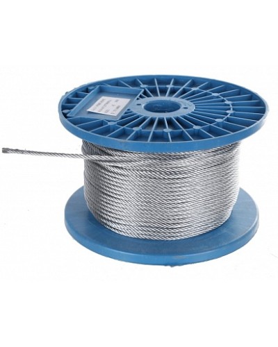 Трос стальной DIN 3055 6мм (100 м/уп) Промрукав в Ессентуках Трос и аксессуары Pintop.ru