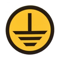 Наклейка "Земля" (d20мм.) EKF PROxima (an-1-04)