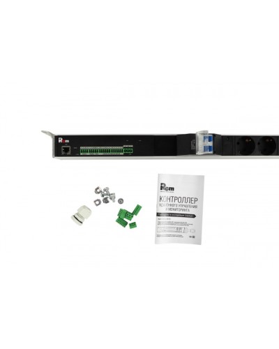 Блок силовых розеток с контроллером REM R-MC1-32-4x2S-2x3C13-2x2C19-A-1820-K в Ессентуках Блоки розеток Pintop.ru