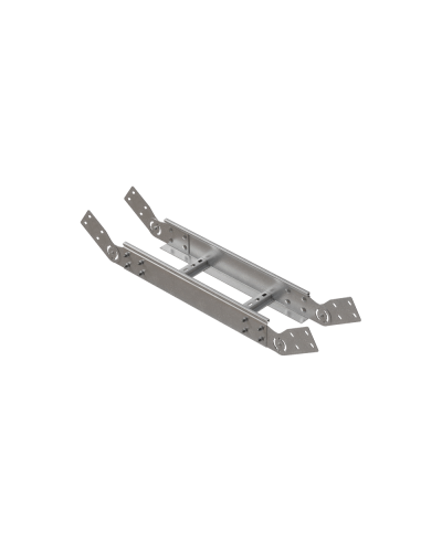 Вертикальный шарнирный угол 100х700х1,5 мм N КМ-профиль (LSHL100-700-1.5 N) в Ессентуках Аксессуары для лотков Pintop.ru