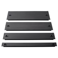 Фальш-панель металлическая 19" 1U, быстросъемная, черная LANMASTER LAN-DC-TLMFP-1U