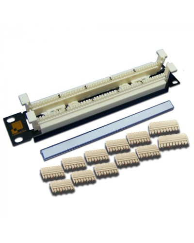 50-парный 110 кросс 10 1U, блоки в комплекте LANMASTER (LAN-RS110-50FT/10) в Ессентуках Патч-панели Pintop.ru