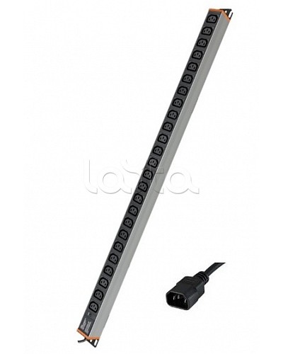 Блок распределения питания вертикальный для 19 шкафов DKC R5VIEC24PIC14 в Ессентуках Аксессуары для стоек и шкафов Pintop.ru