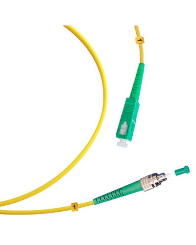 Шнур оптический simplex FC/APC-SC/APC 9/125 sm 3м LSZH Cabeus FOP(s)-9-FC/APC-SC/APC-3m в Ессентуках Патч-корды оптические Pintop.ru