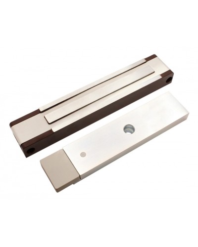 Электромагнитный замок с датчиком состояния двери ALeko ALM-400P (24В коричневый) в Ессентуках Электромагнитные замки Pintop.ru