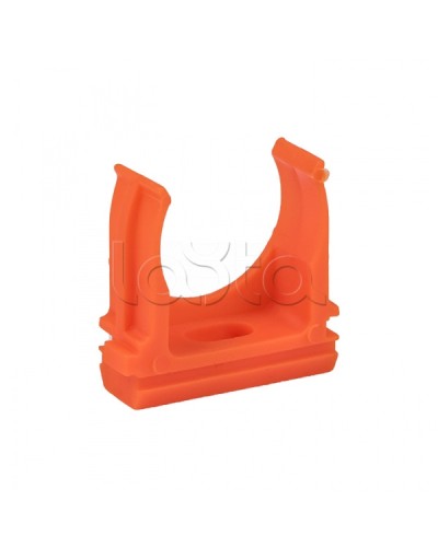 Крепеж-клипса d25 мм (10 шт) оранжевая EKF-Plast (derj-z-25o) в Ессентуках Держатели, клипсы, скобы Pintop.ru