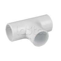 Тройник соединительный для трубы 16 мм (5шт) белый EKF-Plast (tr-t-16w-r)