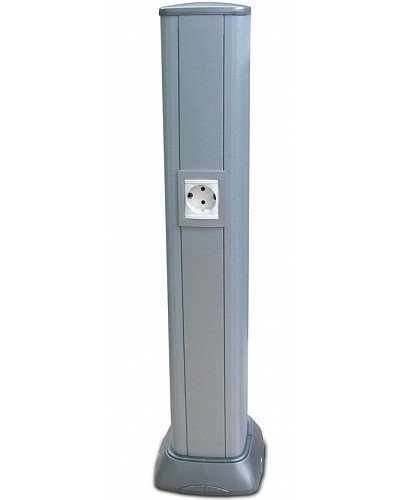 Колонна алюминевая 0,71 м, цвет темно-серебристый металлик DKC 09594 в Ессентуках Аксессуары для стоек и шкафов Pintop.ru