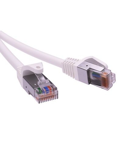 Патч-корд экранированный CAT5E F/UTP 4х2, LSZH, белый, 1.5м DKC RN5EFU4515WH в Ессентуках Патчкорды (медные) Pintop.ru