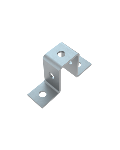 Прямоугольная скоба для страт-профиля 41х72 мм КМ-профиль (PS41-72) в Ессентуках Держатели, клипсы, скобы Pintop.ru