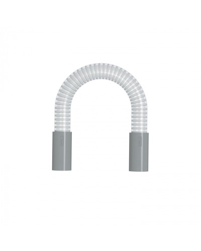 Гибкий переход для трубы диам. 25мм, длина 30см, цвет серый (49415GR) в Ессентуках Повороты, муфты, тройники Pintop.ru