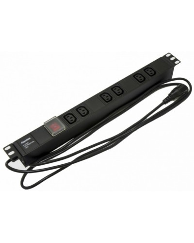 Блок розеток Hyperline SHE19-6IEC-S-2.5IEC в Ессентуках Блоки розеток Pintop.ru