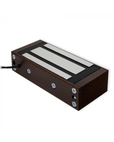 Замок электромагнитный Олевс М1-150 с планкой медный антик в Ессентуках Электромагнитные замки Pintop.ru