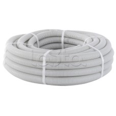 Труба гофр. ПВХ с протяжкой d20 мм (10 м) серая EKF-Plast (tg-z-20-10m)