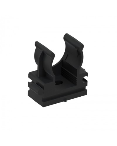 CFQ16 Держатель (клипса) для труб, для монтажного пистолета D16мм, цвет чёрный (10шт) Экопласт (41516-10BL) в Ессентуках Держатели, клипсы, скобы Pintop.ru