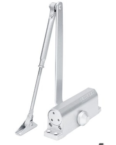 Доводчик NOTEDO DC-090-НО EN4 с ФОП (серебро) в Ессентуках Доводчики Pintop.ru