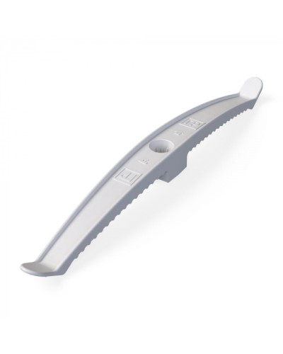 Держатель кабеля двусторонний для прямого монтажа в гофроящике белый (100 шт/кор) Промрукав (PR13.0486) в Ессентуках Аксессуары для кабель-канала Pintop.ru