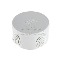 Экопласт JBR080 Коробка распред. о/п, D=80х40мм 4 вых., IP44 белый