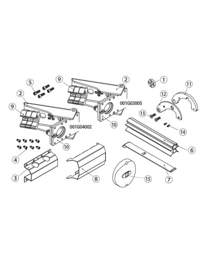 Крышка рычага FLEX Came 119RID186 в Ессентуках Запчасти для шлагбаумов и автоматики Pintop.ru