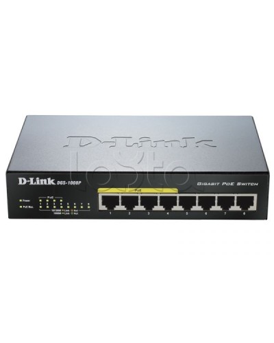 Коммутатор D-Link DGS-1008P/E1A в Ессентуках Коммутаторы Pintop.ru