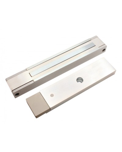 Электромагнитный замок с датчиком состояния двери ALeko ALM-300P (24В серый) в Ессентуках Электромагнитные замки Pintop.ru