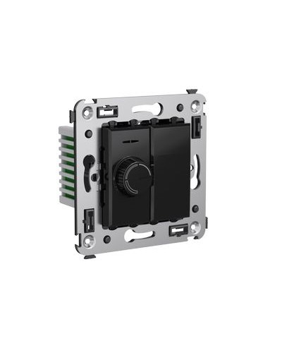 Диммер поворотный в стену, Avanti, Черный квадрат DKC 4402133 в Ессентуках Аксессуары для стоек и шкафов Pintop.ru