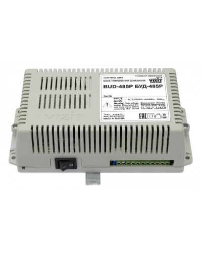 Блок управления домофона Vizit БУД-485Р в Ессентуках Блоки управления многоабонентные Pintop.ru