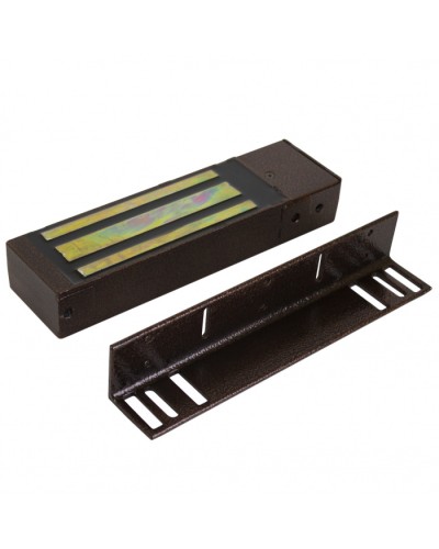 Электромагнитный влагозащищенный замок AccordTec ML-395KB-2 без электроники с датчиком Холла ,цвет Коричневый в Ессентуках Электромагнитные замки Pintop.ru