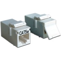 Повторитель портов RJ-45, неэкранированный, кат.5E, формата Keystone LANMASTER LAN-KCP45U5E-WH