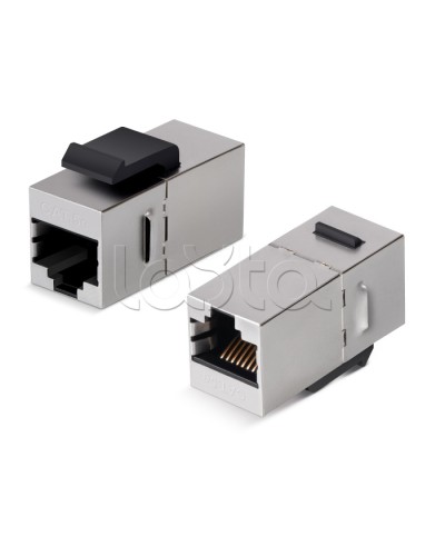 Адаптер проходной Cabeus CA-KJ-8p8c-C5e-SH в Ессентуках Проходные адаптеры RJ-45 и разветвители Pintop.ru