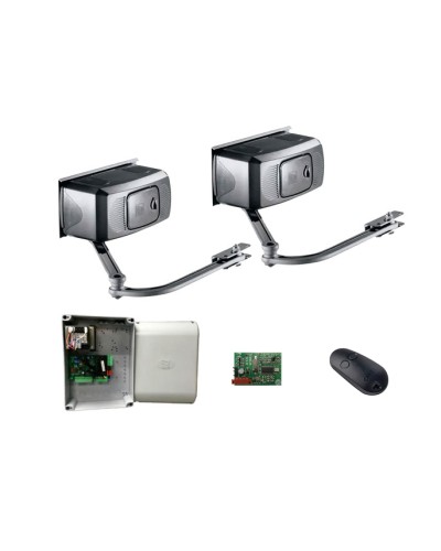 Комплект автоматики для двухстворчатых распашных ворот Came F1000 KIT на основе привода F1000 (блок управления ZF1N, радиоуправление) в Ессентуках Автоматизация ворот Pintop.ru