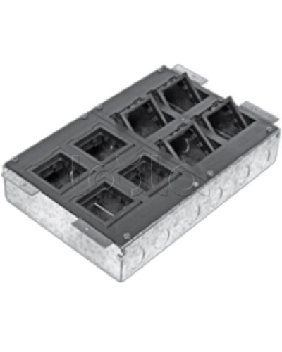 Люк в пол на 8 модулей с суппортом и коробкой Экопласт 70083 в Ессентуках Системы лючков и колонн Pintop.ru