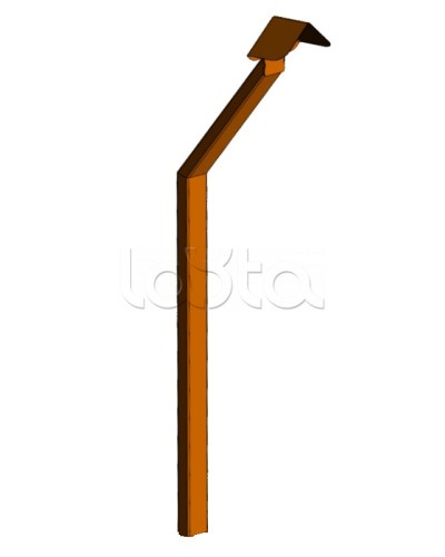 Стойка кнопки выхода Аякс наклонная исп.02 (в землю), оранжевая Магнито-контакт в Ессентуках Дополнительное оборудование для ОПС Pintop.ru