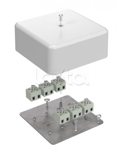 Коробка огнестойкая для кабель-канала 40-0470-FR2.5-12 Е15-Е60 (латунь) 103х103х45 Промрукав (40-0470-FR2.5-12-Е60) в Ессентуках Распределительные коробки Pintop.ru