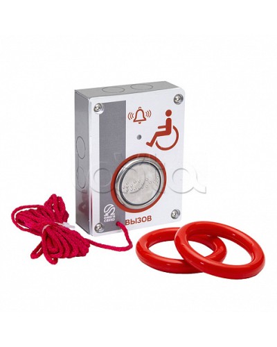 Кнопка ВЫЗОВ Омега Саунд AL-RB (исп.М4) в Ессентуках Системы оповещения и управления эвакуацией Pintop.ru